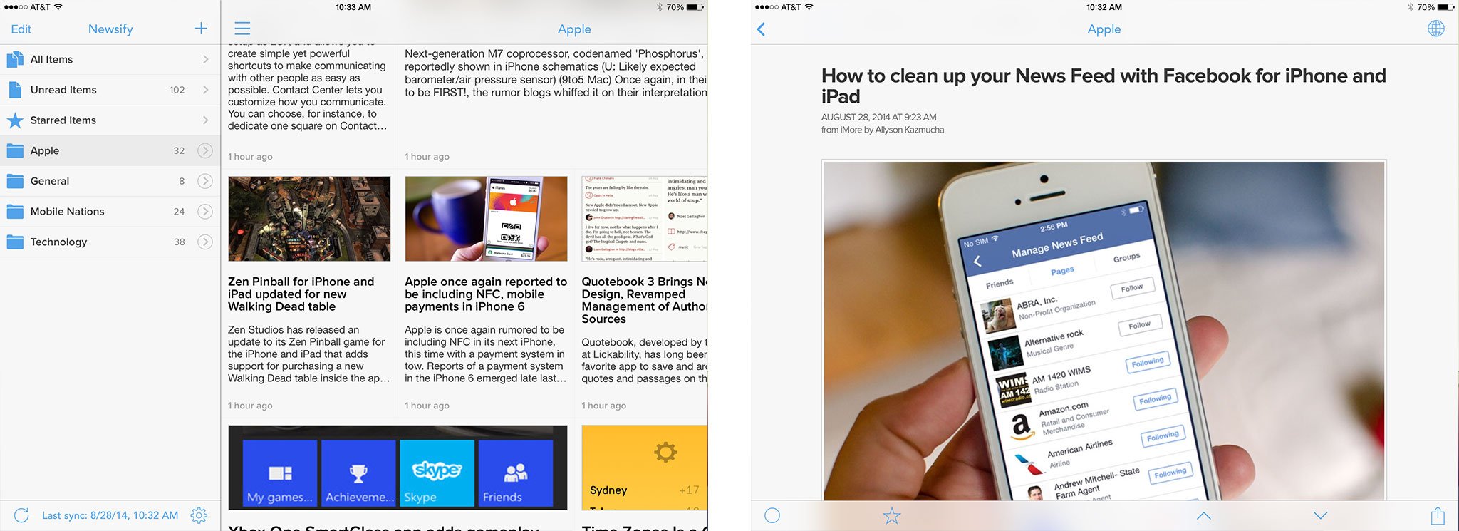 Best news reader apps for iPad: Newsify