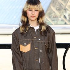 Alysa Liu at the Louis Vuitton show during Paris Fashion Week.