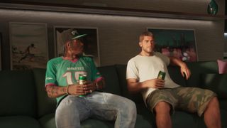 Jason enjoys a beer with the boys, from the GTA 6 extended look