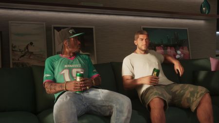 Jason enjoys a beer with the boys, from the GTA 6 extended look
