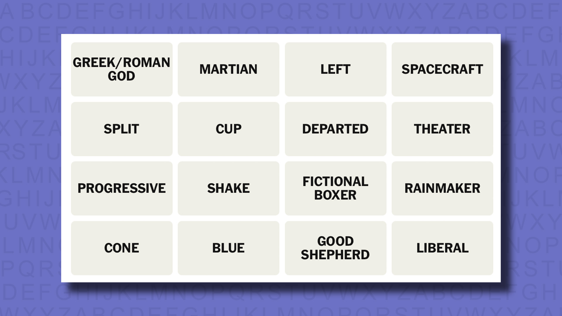 NYT Connections hints for game 837 on a purple background
