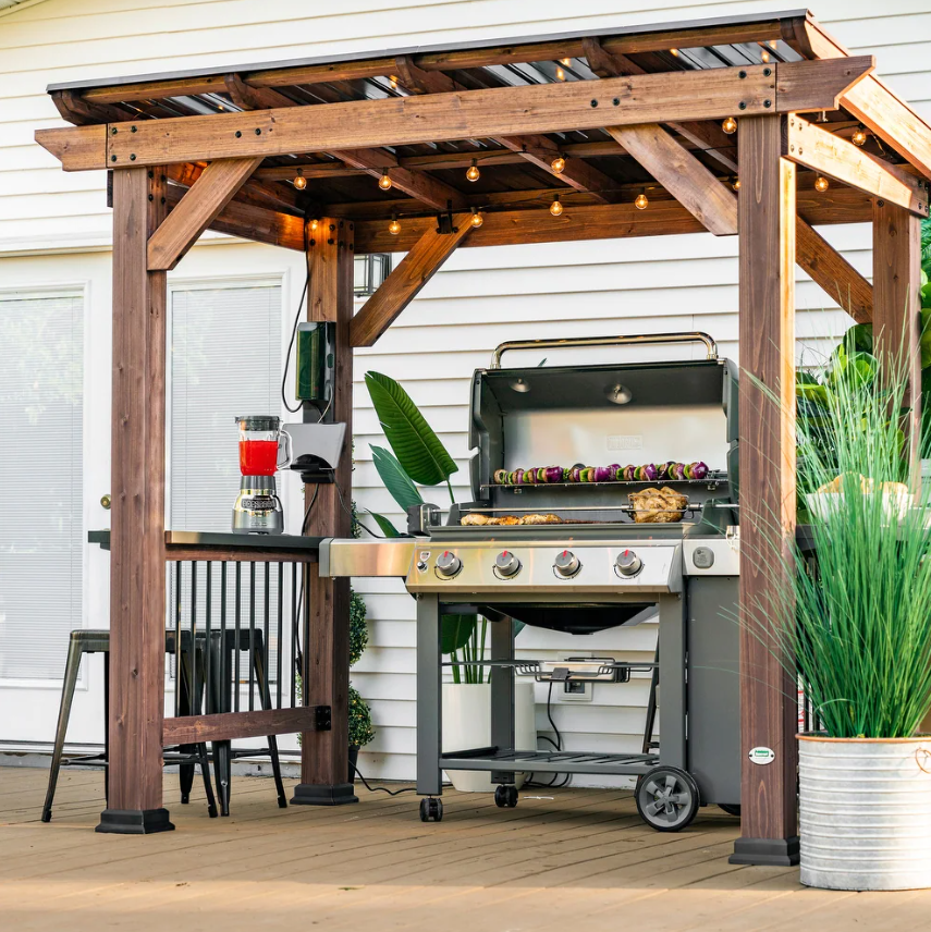 pergola over grill 