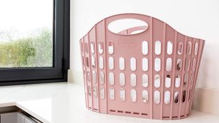 Addis 518613 LQOC Fold Flat Easy Store Clothes Laundry Basket Hamper