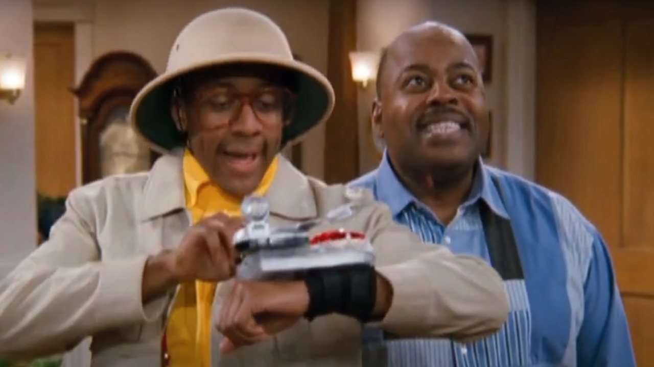 Steve Urkel and Carl on Family Matters