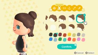 Animal Crossing: New Horizons Harriet hairstyles
