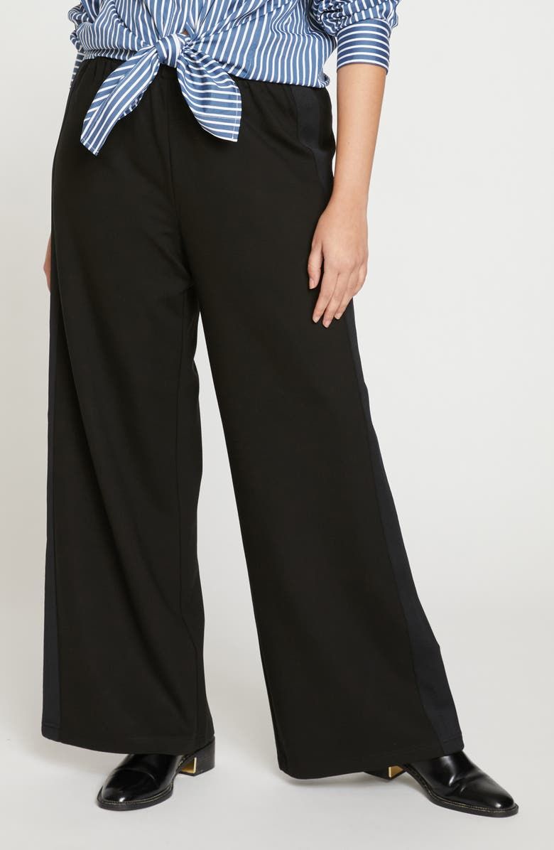 Stephanie Ponte Wide Leg Pants