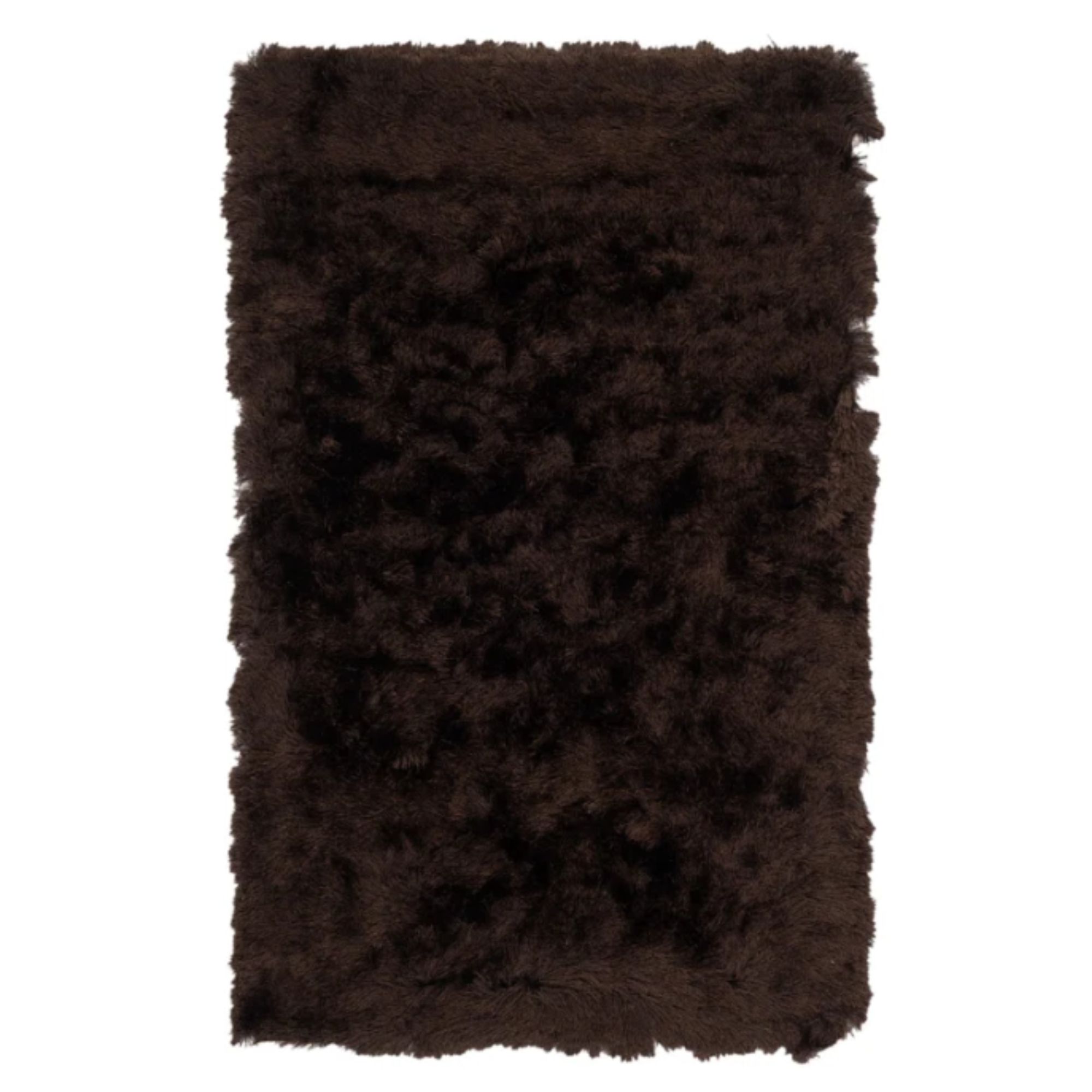 Delane Handmade Tufted Chocolate Area Rug