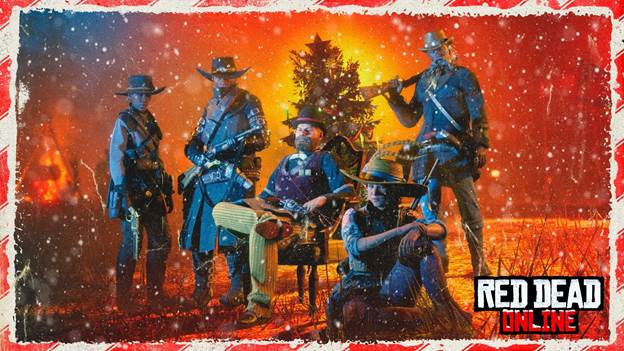 Red Dead Online's 2020 Xmas card