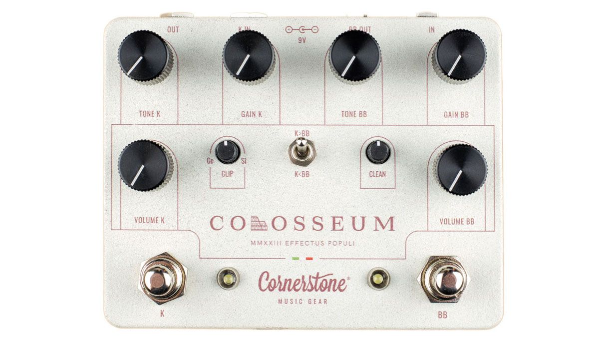 Cornerstone Music Gear Colosseum: a twofer drive designed with input from the general public