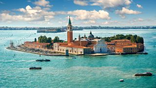 The island of San Giorgio Maggiore in Venice lagoon