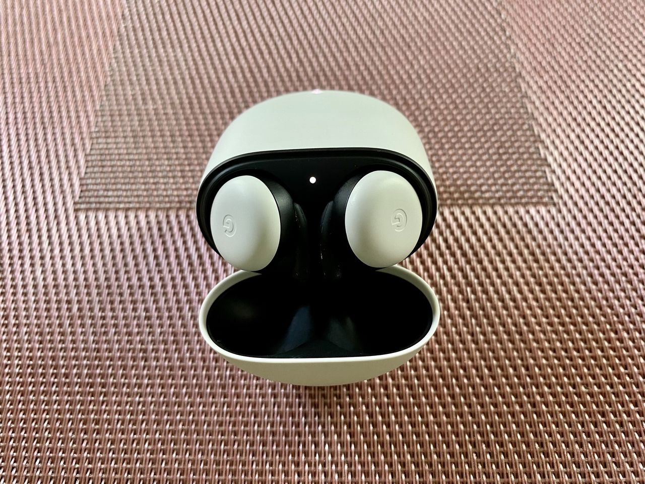 Google Pixel Buds Open Case Top