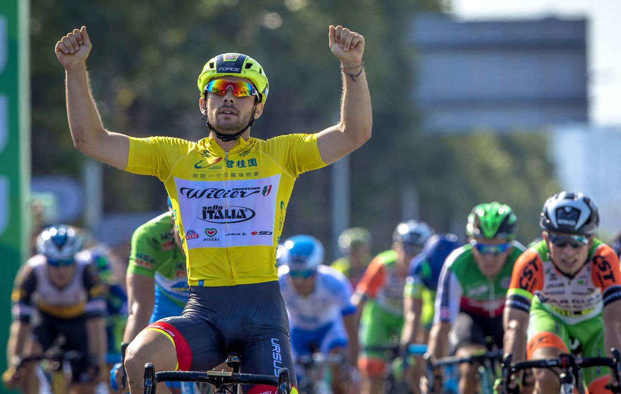 Jakub Mareczko winning yet another stage in China