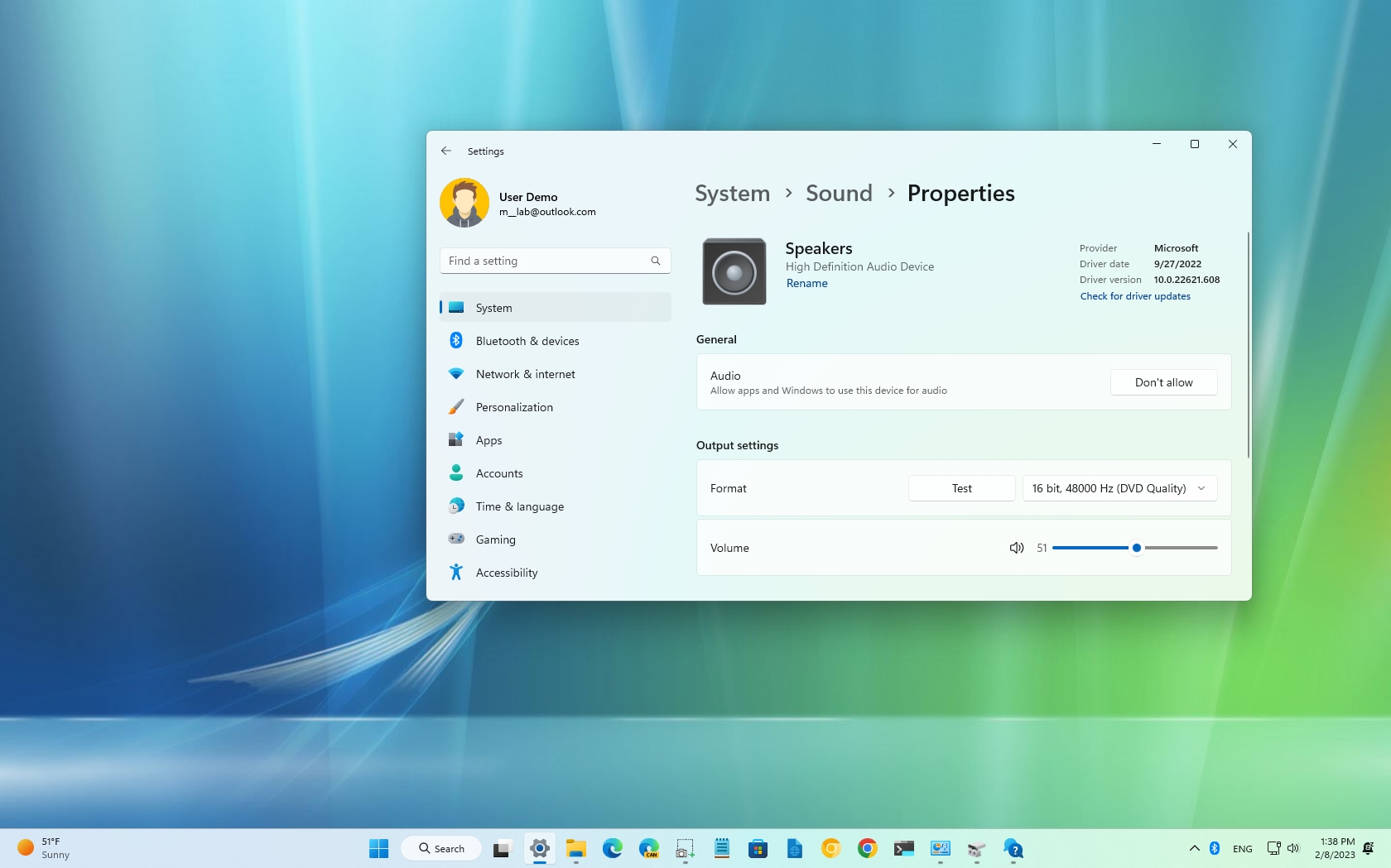 Microsoft is testing a modern Windows 11 volume mixer