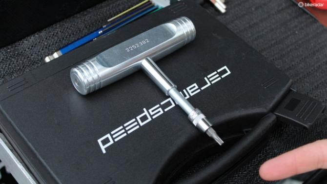 Kristensen's favourite tools? That's easy: his preset torque wrench