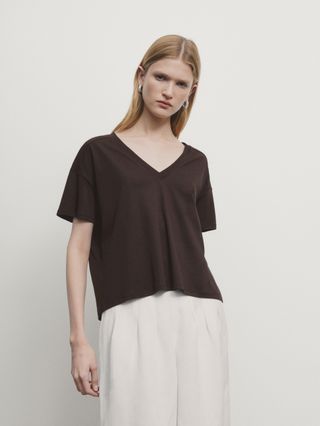 Massimo Dutti, Cotton T-shirt 