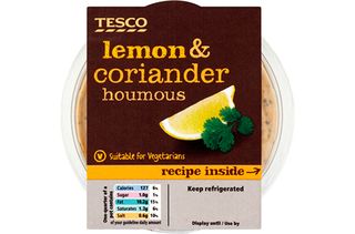 Tesco Lemon and Coriander Houmous - 182g