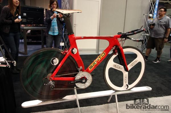 This Sarto time trial bikes looks subtle enough from this side
