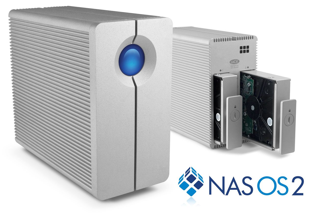 LaCie 2big Nas 6TB - Front and back