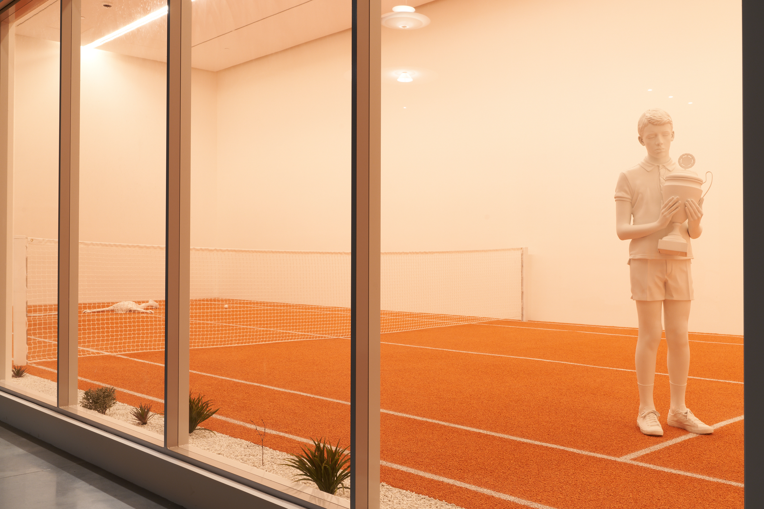Installation view of Elmgreen & Dragset 'The Nervous System' at Pace New York, 2021