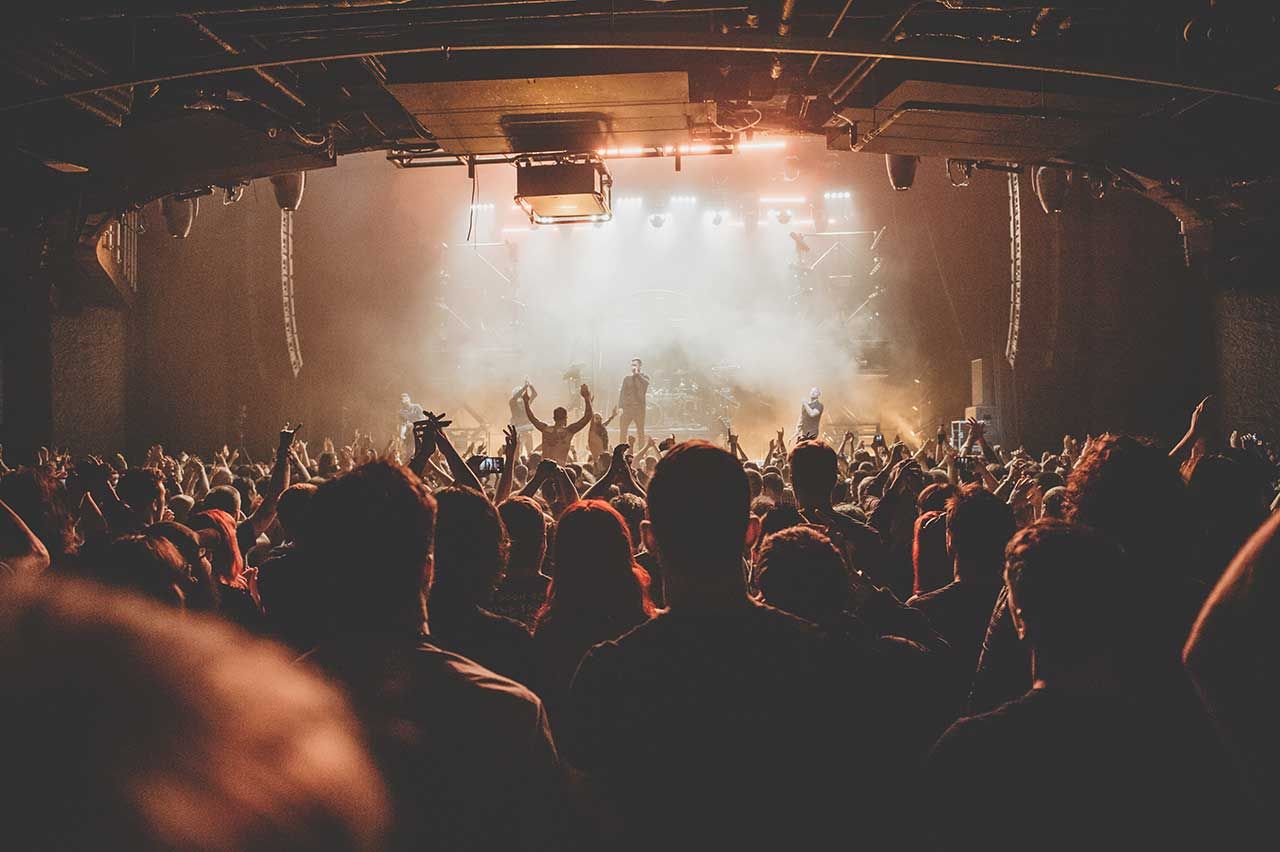 Parkway Drive performing at Golden Gods