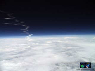 Atlantis' Trail Decay in the Stratosphere