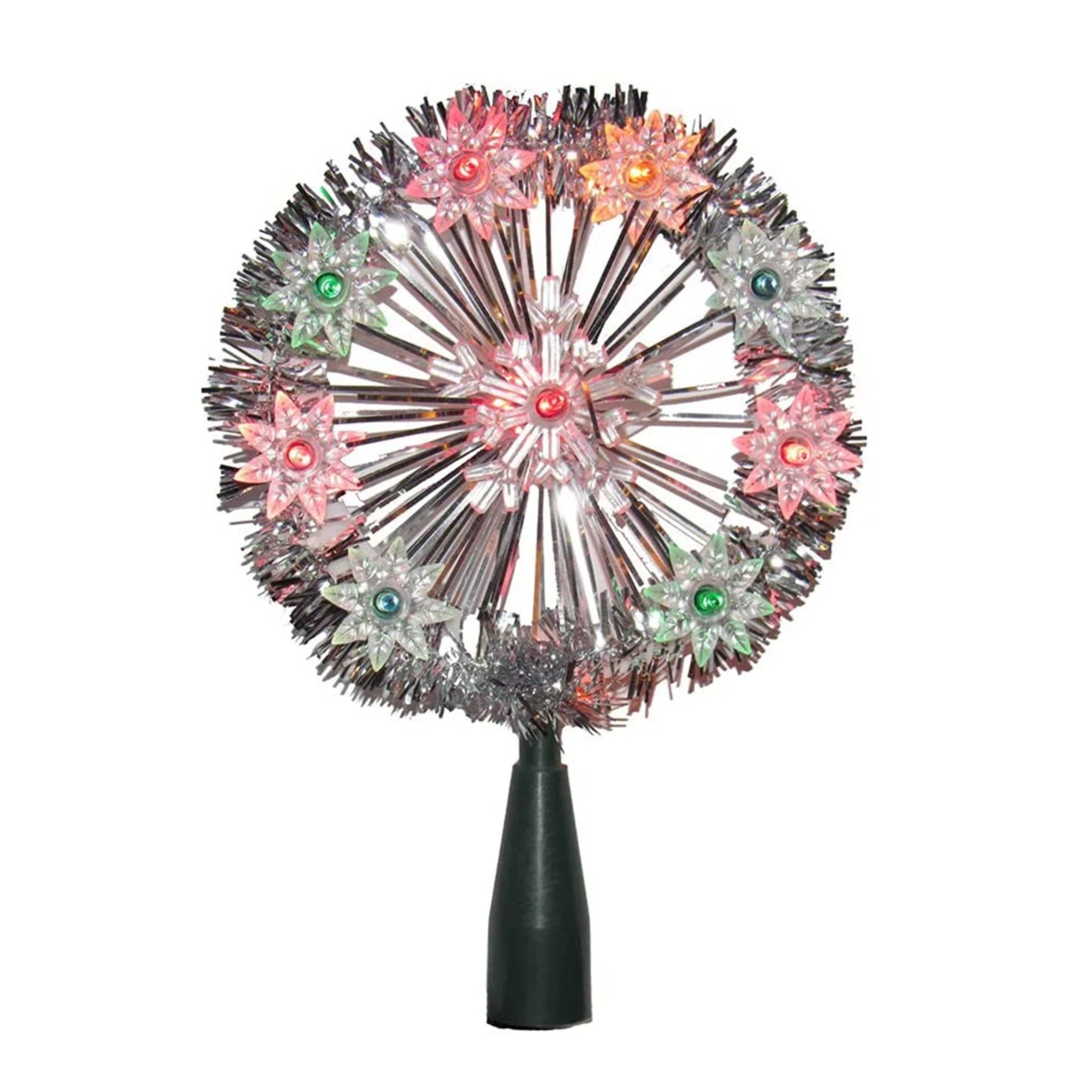 a tinsel tree topper