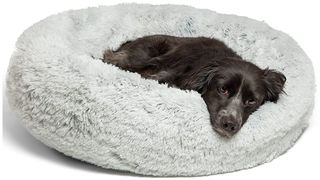 Best Friends by Sheri Luxury Shag Faux Fur Donut Cuddler Luxury Dog Bed