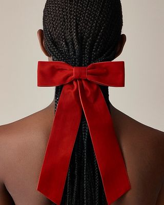 Velvet Bow Hair Clip