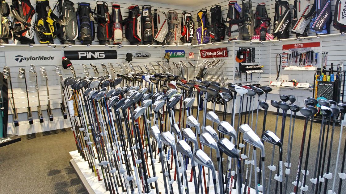 Golfbidder showroom pictured