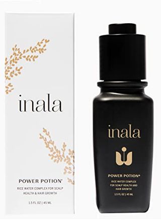 Inala Power Potion | Rice Water Complex Serum For Scalp Health & Hair Growth| Helps Minimize Breakage and Strengthens Hair | Suitable for All Hair Types - Water-based, Oil-free, 1.5oz