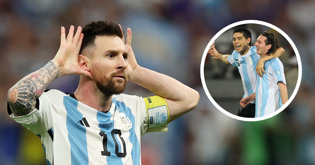 Lionel Messi makes fantastic reference to Argentina legend Juan Roman Riquelme