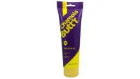 A purple and yellow tube of Paceline Chamois Butt'r Chamois Cream