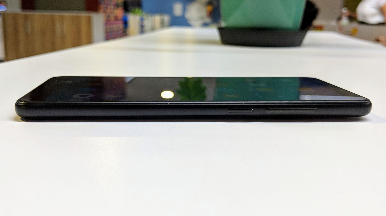 Power and volume buttons