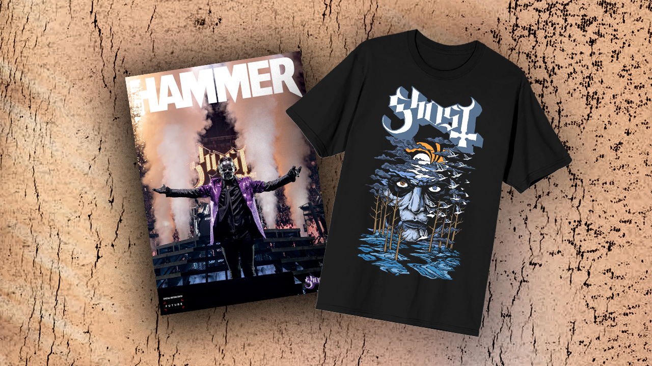 Ghost magazine cover and t-shirt