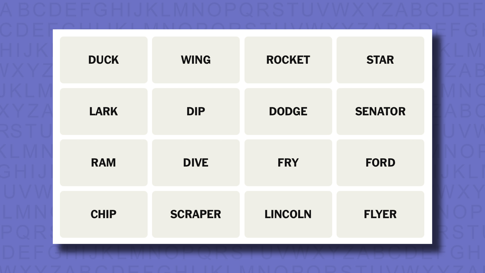 NYT Connections hints for game 832 on a purple background