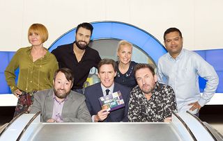 Would I Lie To You? Episode: n/a (No. 2) - Picture Shows: Mary Portas, David Mitchell, Rylan Clark-Neal, Rob Brydon, Sara Pascoe, Lee Mack, Paul Sinha