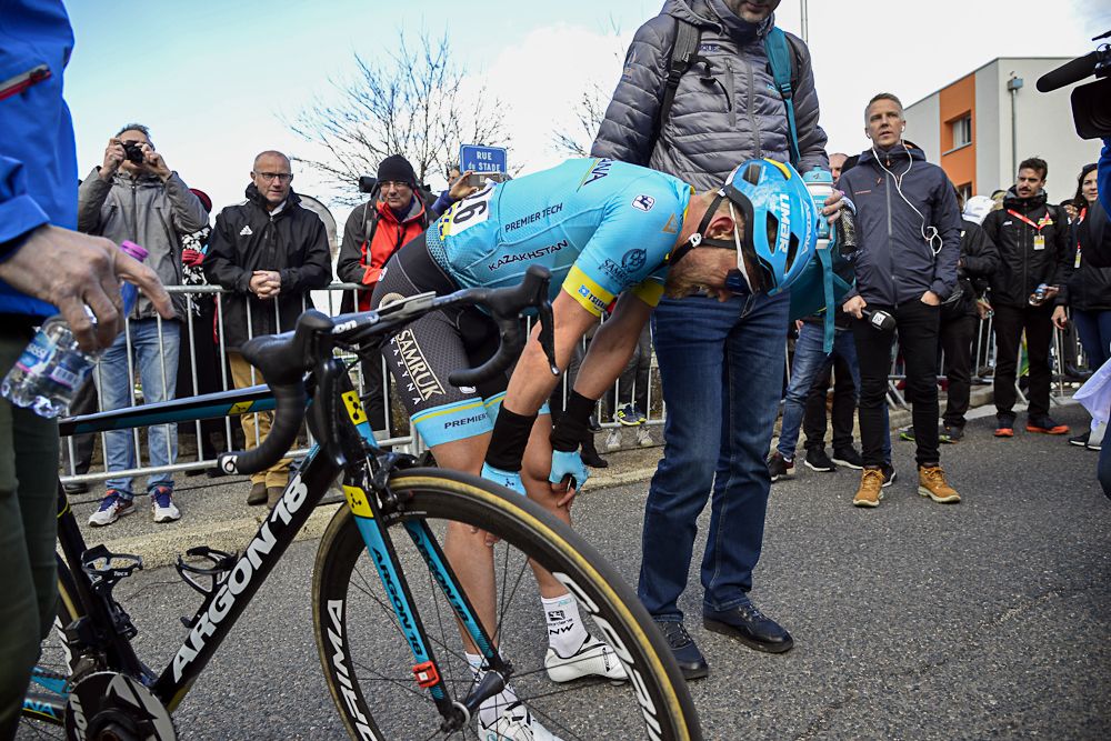 Magnus Cort after winning stage 4 at Paris-Nice