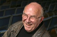 OXFORD, ENGLAND - MARCH 28:Author, critic and TV presenter Clive James poses for a portrait at the annual "Sunday Times Oxford Literary Festival" held at the Oxford Union March 28, 2004 in Ox
