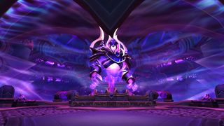 Promotional screenshot of a raid boss from World of Warcraft: The War Within's third raid dungeon