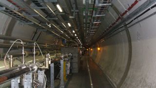 A look inside the Large Hadron Collider full of different scientific instruments