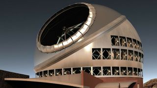 The E-ELT will be the European Southern Observatory's new flagship telescope | Credit: ESO/L. Calçada/ACe Consortium