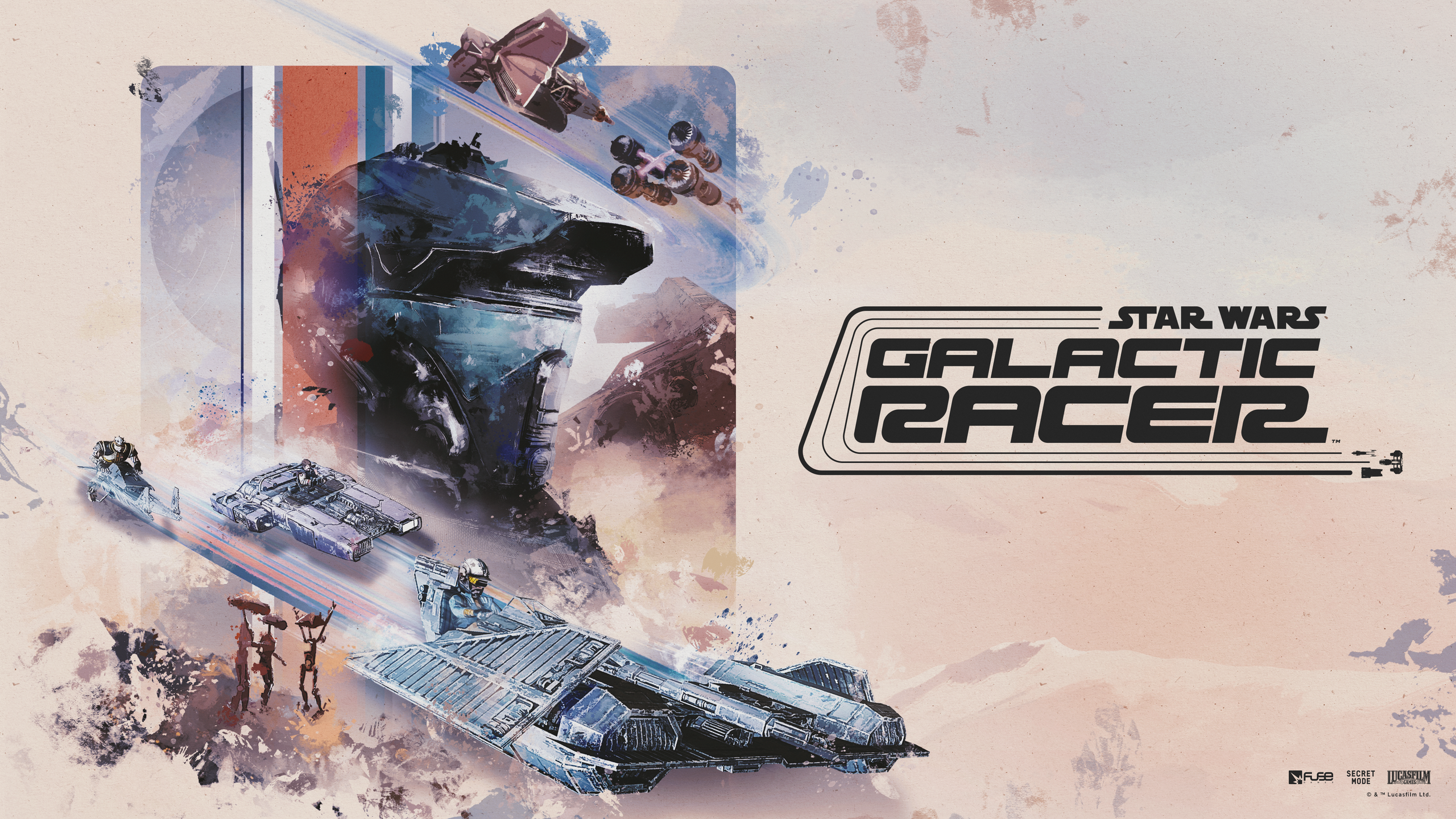 This Retro Star Wars Poster Art Makes Me Want to Play Galactic Racer Immediately