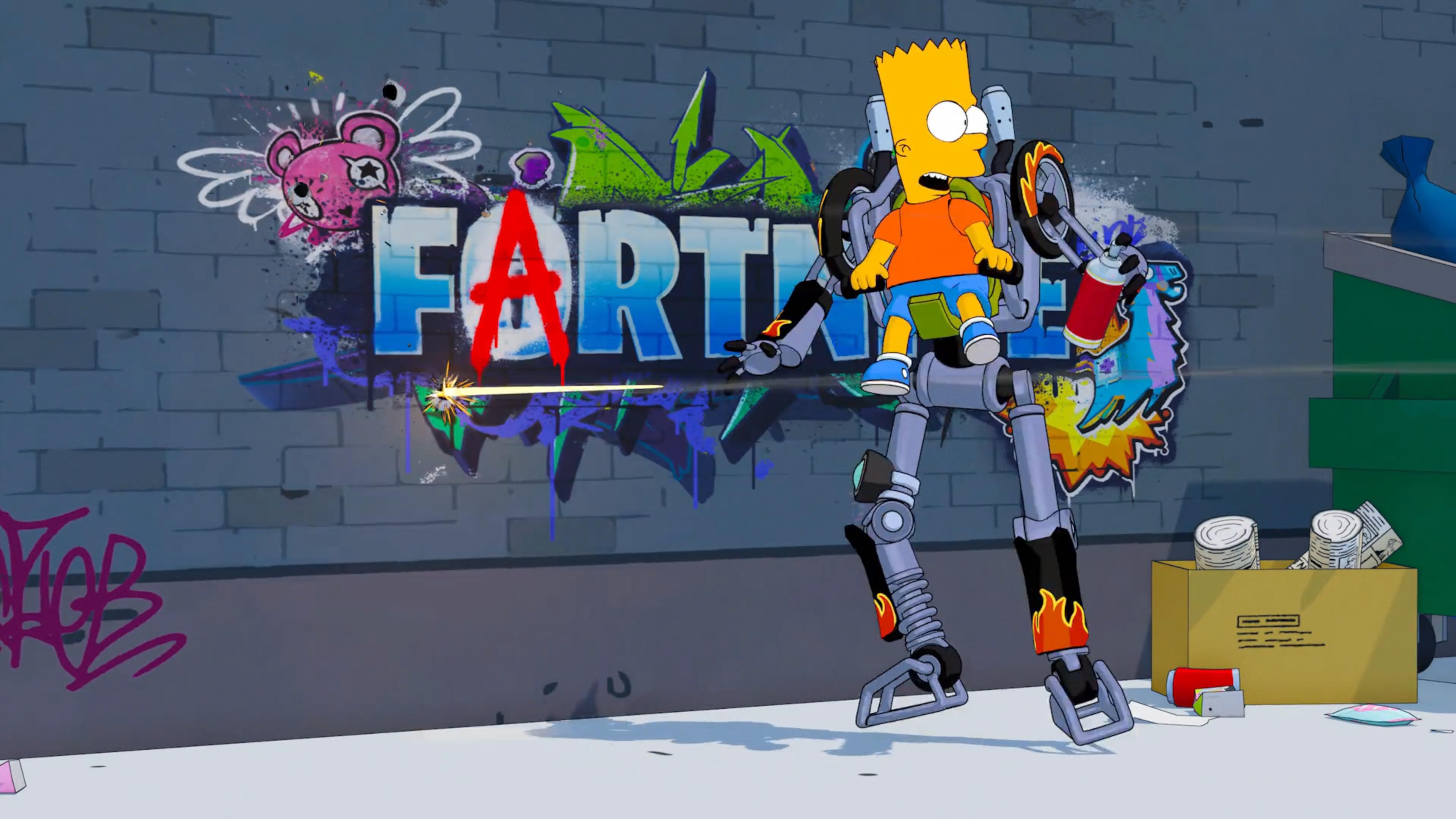 Fortnite The Simpsons Bart skin