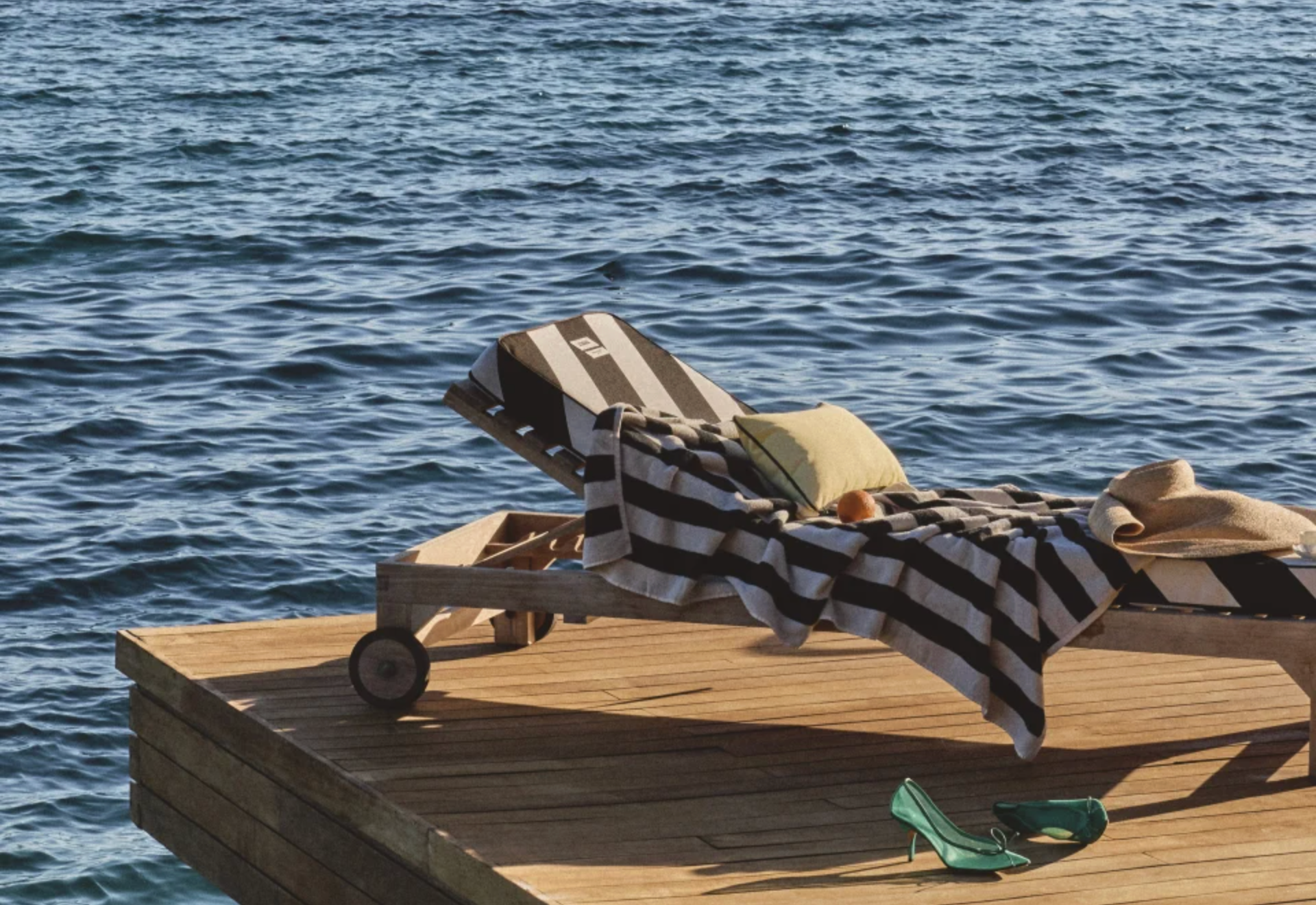 Jacquemus x The Mandarin Oriental Bodrum sunglounger