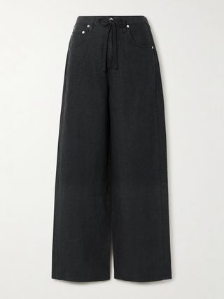 Brynn Linen Wide-Leg Pants