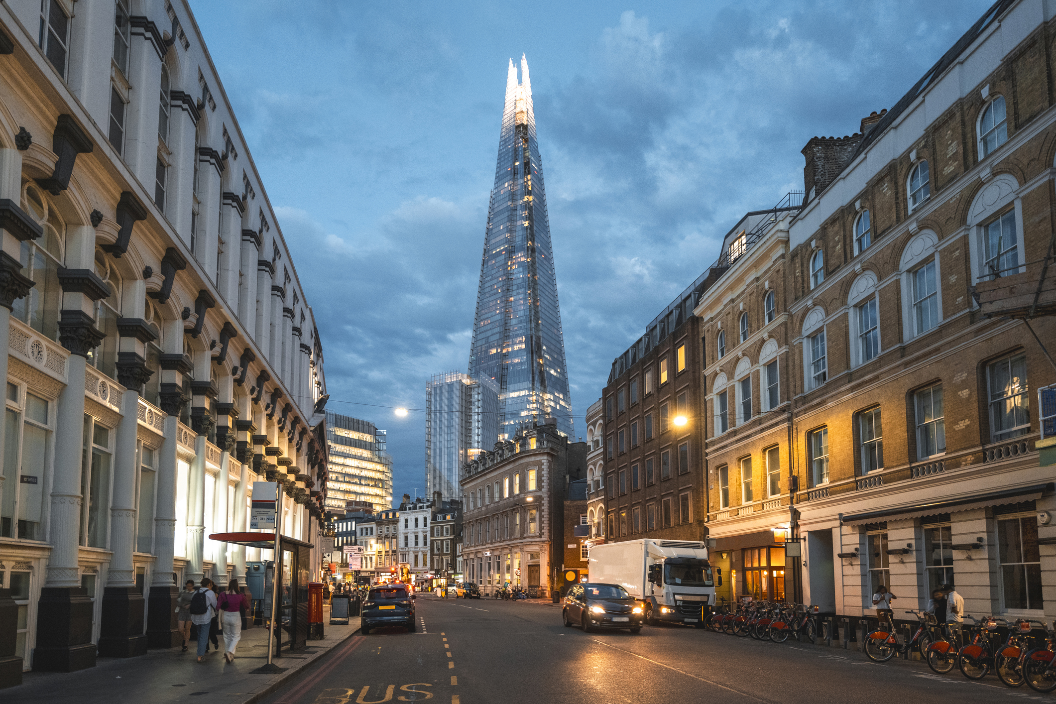 The Shard and buildings in Southwark