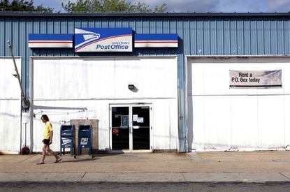 A post office.