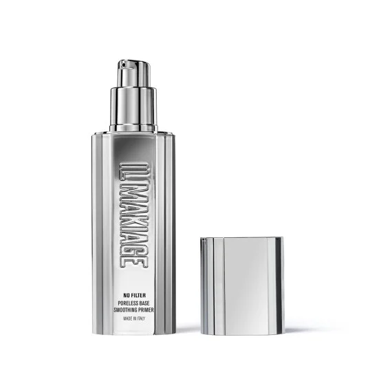 Il Makiage No Filter Poreless Base Smoothing Primer - 30ml / 1.0 Fl Oz Perfecting Primer for Pores, Flawless Finish, Long-Lasting Makeup Base, White