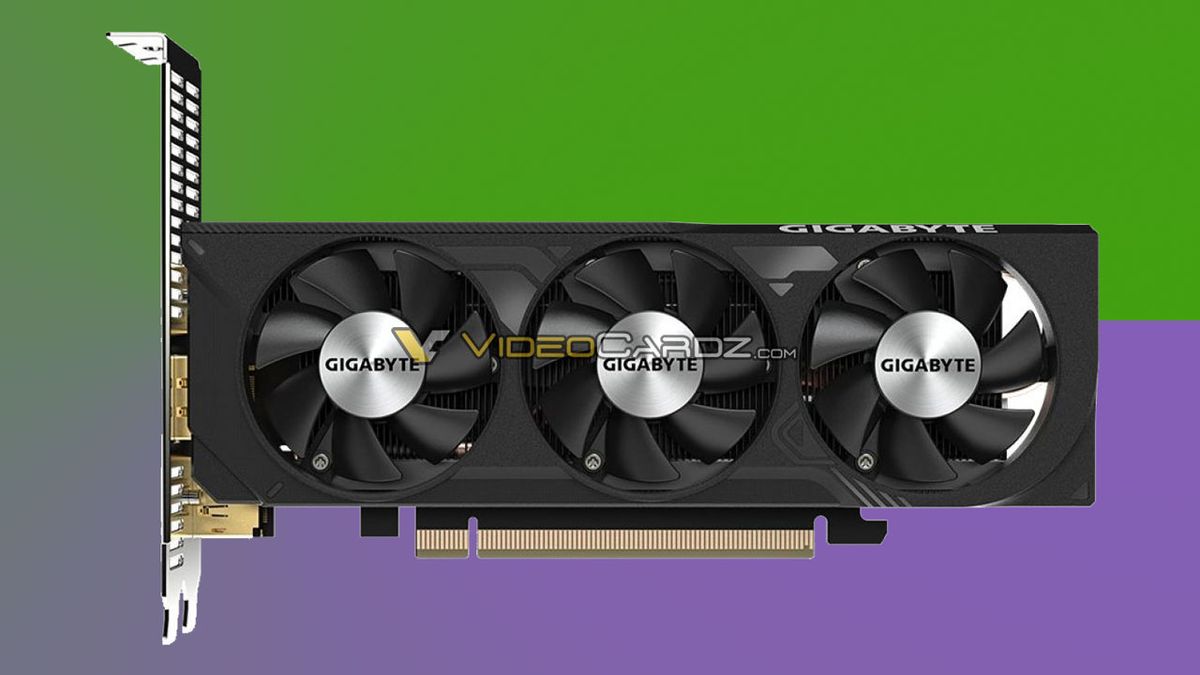 Gigabyte GeForce RTX 4060 Low-Profile GPU Pictured: Triple-Fan
