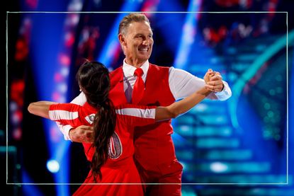 Tony Adams dancing on Strictly with his professional partner Katya